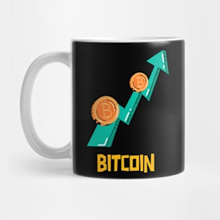 Bitcoin Up Arrow Mug